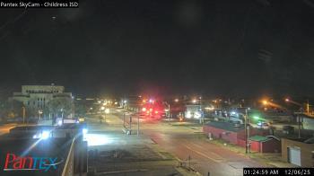 Weather camera view of Childress ISD.