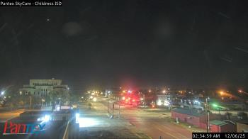 Weather camera view of Childress ISD.