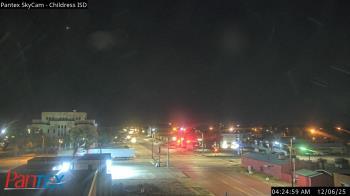 Weather camera view of Childress ISD.