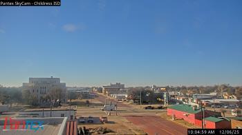 Weather camera view of Childress ISD.