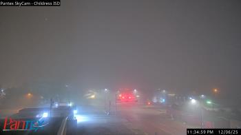 Weather camera view of Childress ISD.