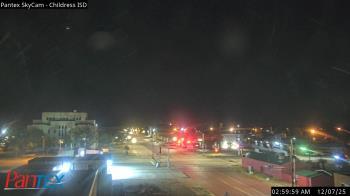 Weather camera view of Childress ISD.