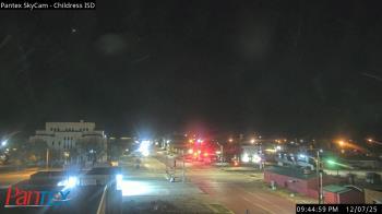 Weather camera view of Childress ISD.