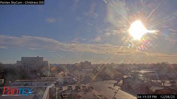 Weather camera view of Childress ISD.