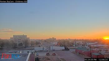 Weather camera view of Childress ISD.