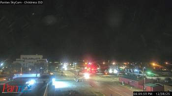 Weather camera view of Childress ISD.