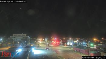 Weather camera view of Childress ISD.