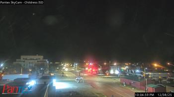 Weather camera view of Childress ISD.