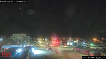 Weather camera view of Childress ISD.