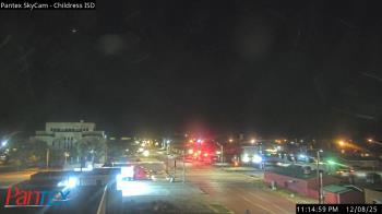 Weather camera view of Childress ISD.