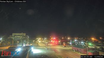 Weather camera view of Childress ISD.