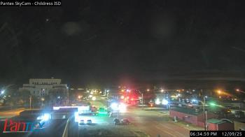 Weather camera view of Childress ISD.