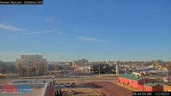 Weather camera view of Childress ISD.