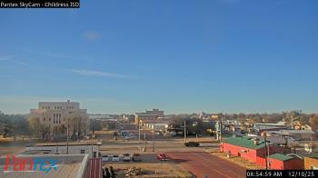 Weather camera view of Childress ISD.