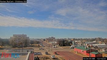 Weather camera view of Childress ISD.
