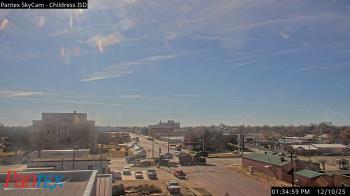 Weather camera view of Childress ISD.