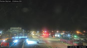 Weather camera view of Childress ISD.
