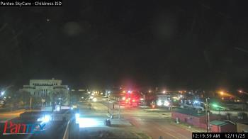 Weather camera view of Childress ISD.