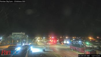 Weather camera view of Childress ISD.