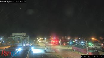 Weather camera view of Childress ISD.