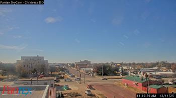 Weather camera view of Childress ISD.