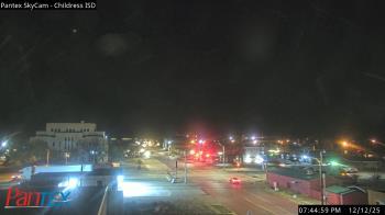 Weather camera view of Childress ISD.