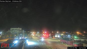 Weather camera view of Childress ISD.