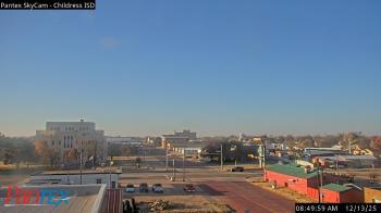 Weather camera view of Childress ISD.