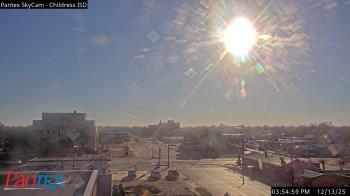 Weather camera view of Childress ISD.
