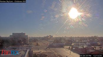 Weather camera view of Childress ISD.