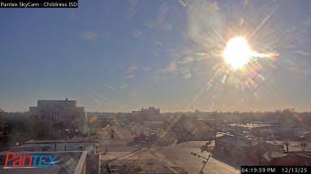 Weather camera view of Childress ISD.