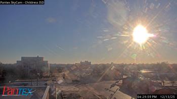 Weather camera view of Childress ISD.