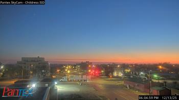 Weather camera view of Childress ISD.