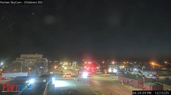 Weather camera view of Childress ISD.