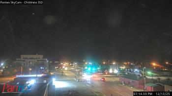 Weather camera view of Childress ISD.