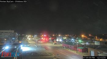 Weather camera view of Childress ISD.