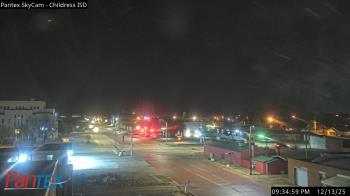 Weather camera view of Childress ISD.