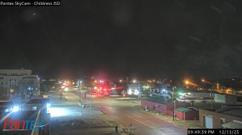 Weather camera view of Childress ISD.