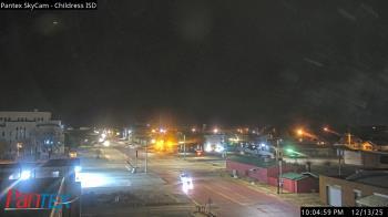 Weather camera view of Childress ISD.