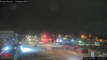 Weather camera view of Childress ISD.
