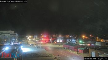 Weather camera view of Childress ISD.