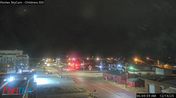 Weather camera view of Childress ISD.