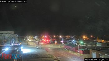 Weather camera view of Childress ISD.