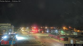 Weather camera view of Childress ISD.
