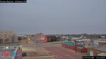 Weather camera view of Childress ISD.