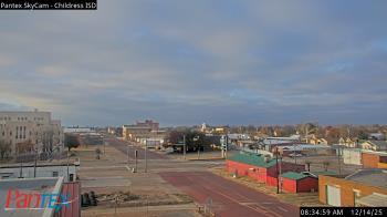 Weather camera view of Childress ISD.