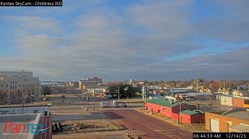 Weather camera view of Childress ISD.