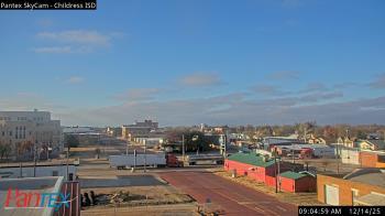 Weather camera view of Childress ISD.