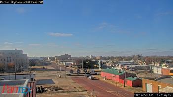 Weather camera view of Childress ISD.