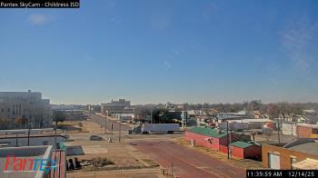 Weather camera view of Childress ISD.